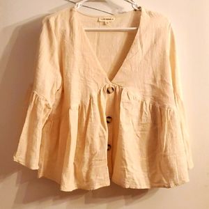 Cream Blouse